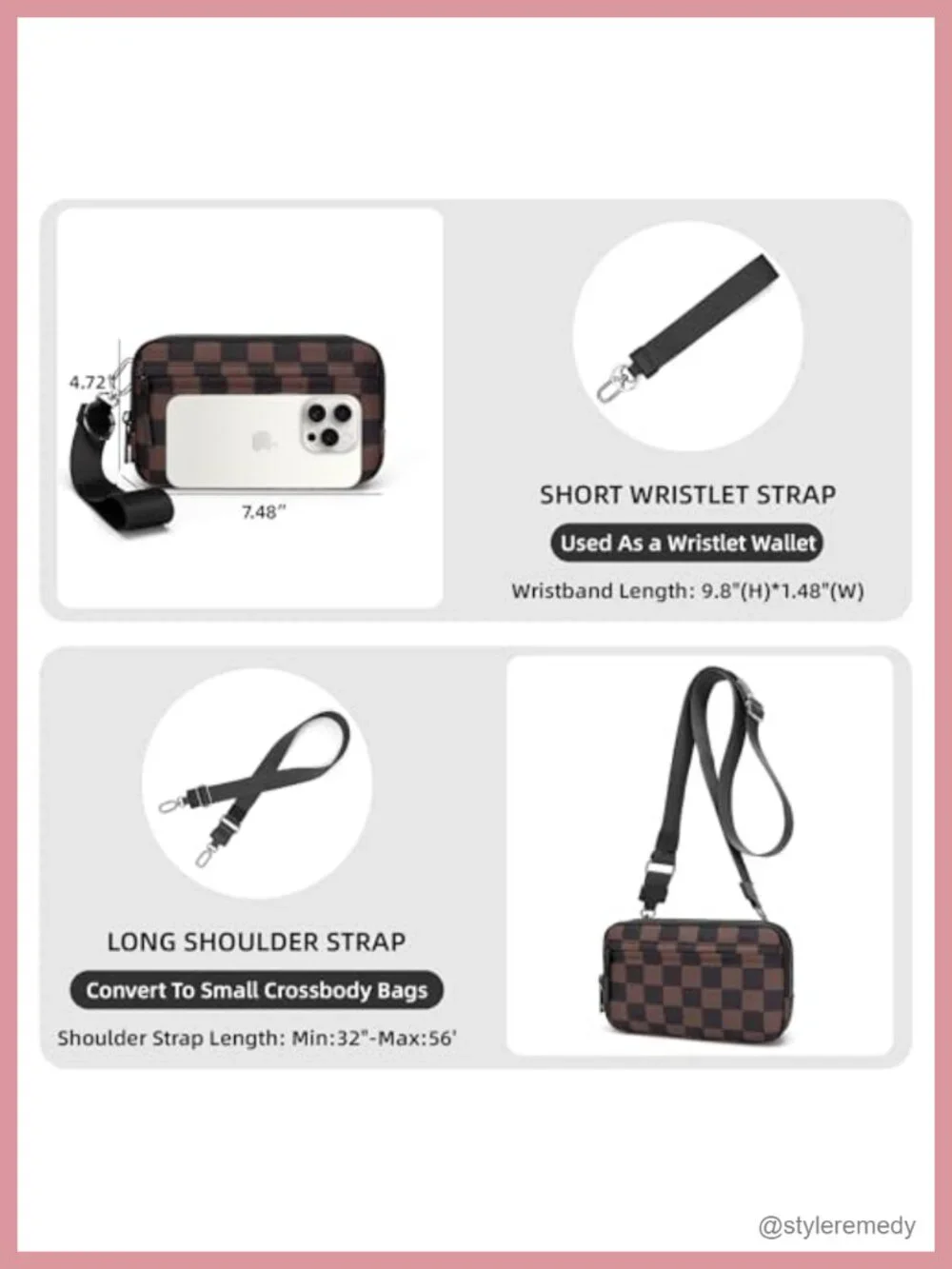 N/A versatile wristlet